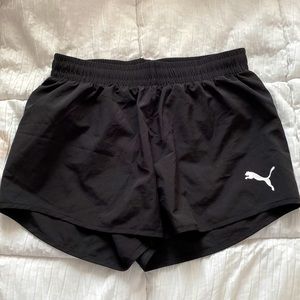 Black Puma shorts size small